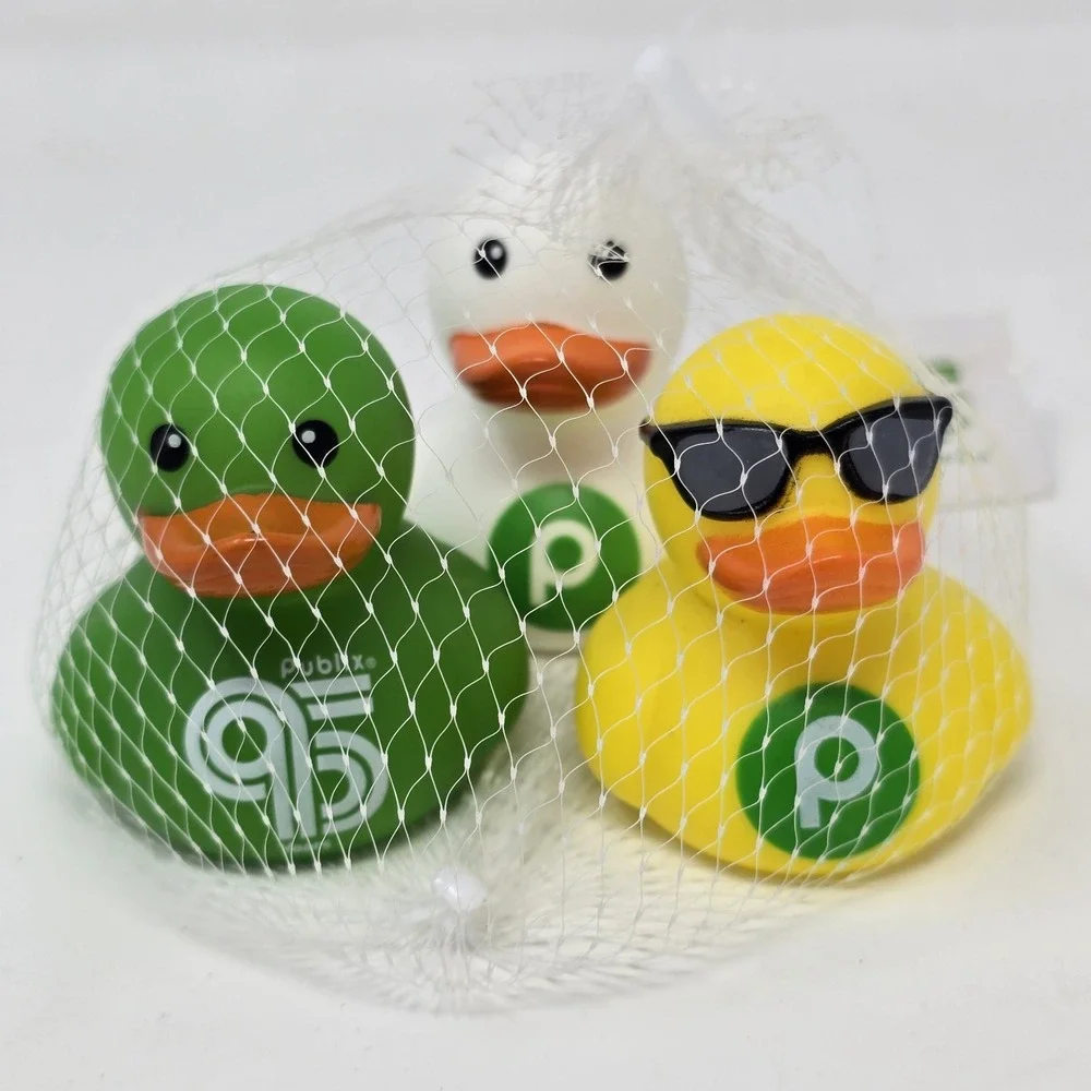 Publix Rubber Duck 95th Anniversary 3 Duck Set Limited Edition Collection‎ Jeep